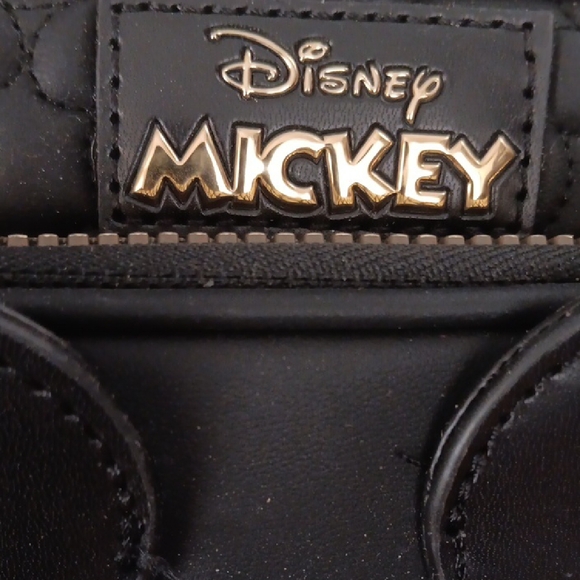 Disney Mickey Mouse Black Crossbody Bag - Picture 5 of 9
